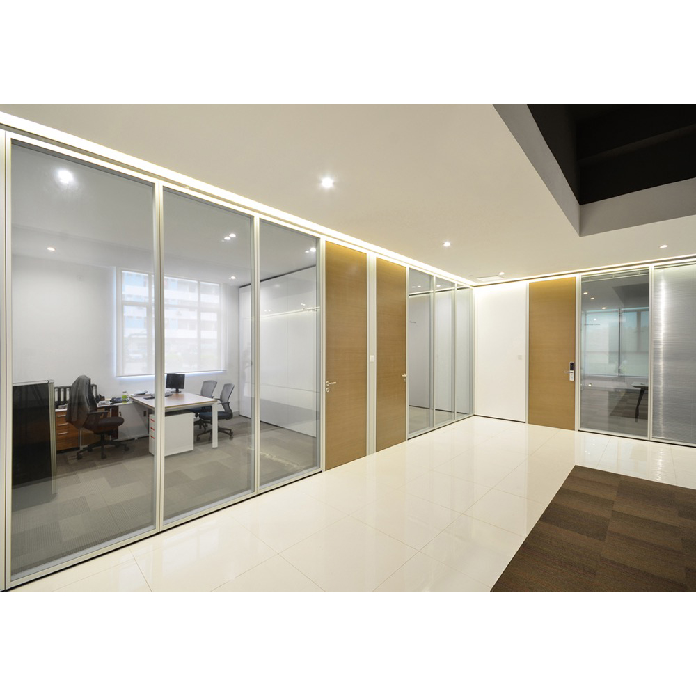 Metallo-Double glass partition