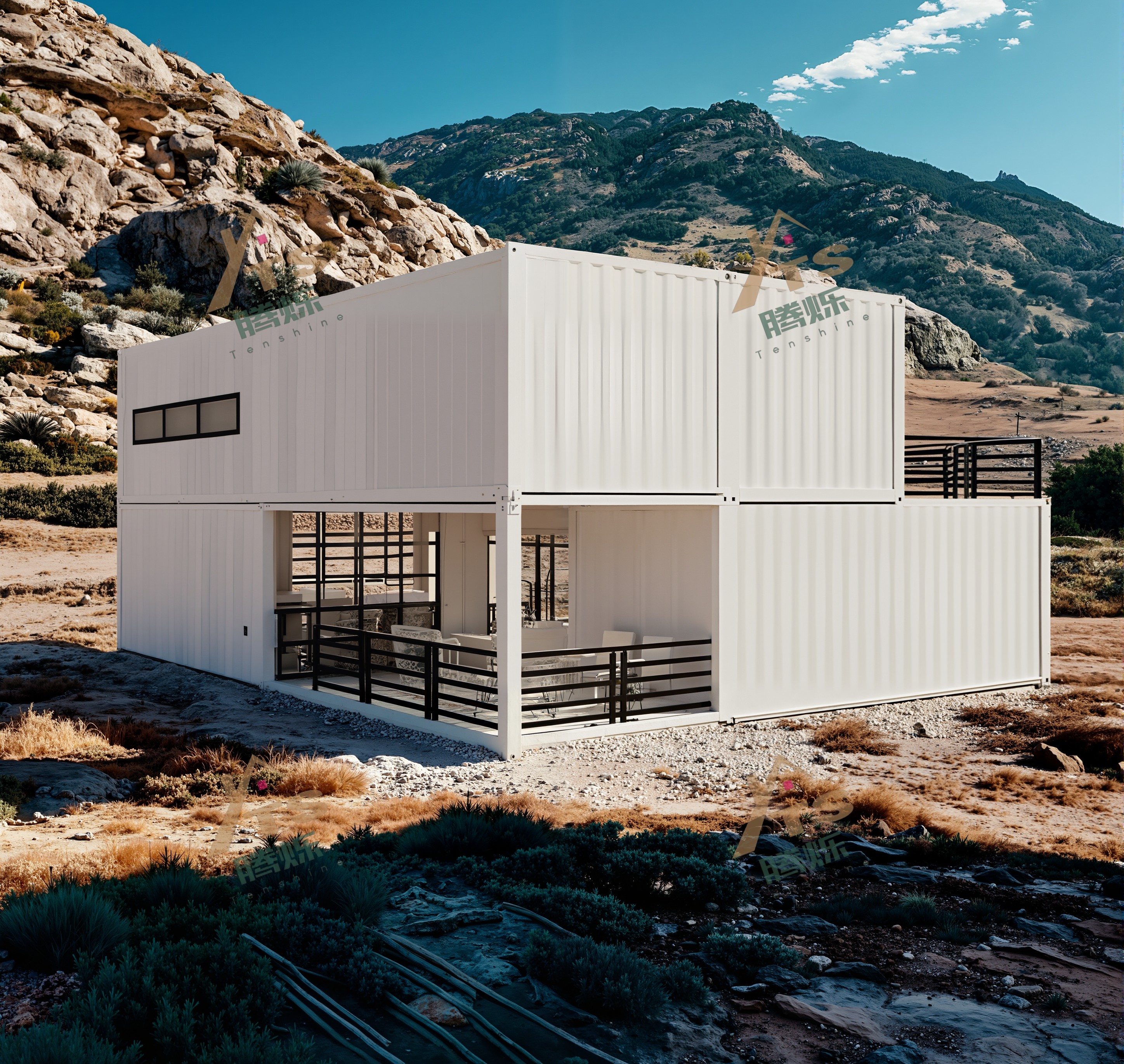 Portable Modular Container Prefab Home Contemporary Ready Stock Flat Pack Sandwich Panel for Living Hotels Villas Shops Wooden
