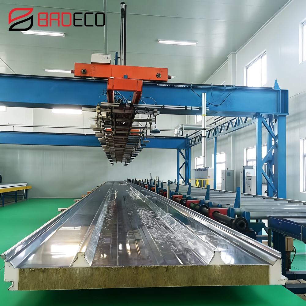 Energy Saving BIPV System Solar Roof Sandwich Panels With 360&deg; Lock Seam System Installation Design For Warehouse