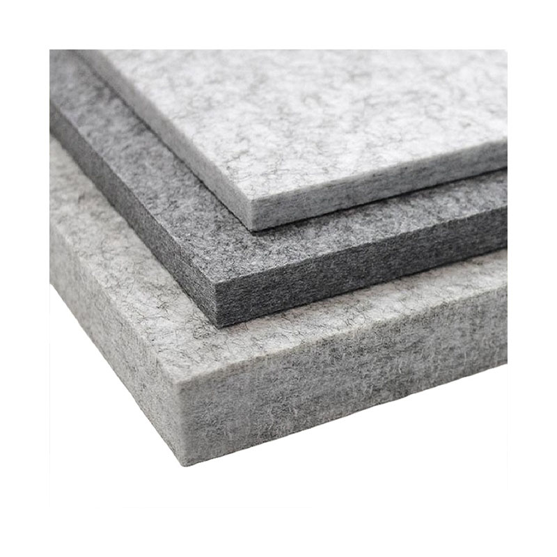 High Density Non-toxic 100% Recycle Material Polyester Acoustic Panel PET Felt Sound Absorbing Ceiling Acoustic PET Panels