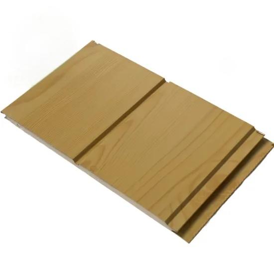 Decorative Thermal Insulation Water Resistant Embossed Steel Facade Panels Metal Wall Cladding Thermal Break Sandwich Panels PU