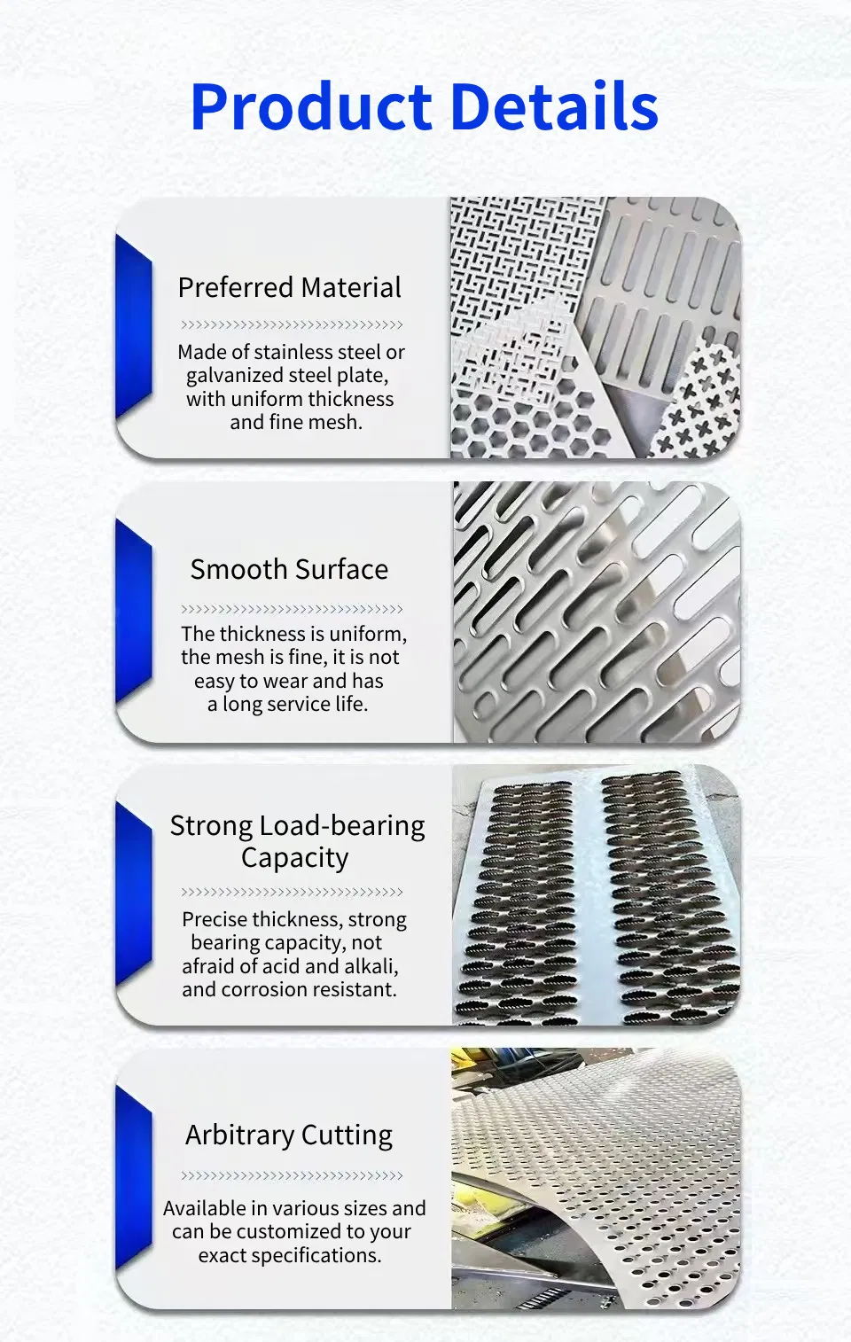 Exterior Wall Architectural Decorative Perforated Metal Aluminum Facade Cladding Panels