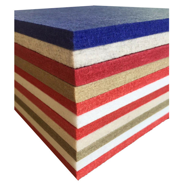 Recycle Polyester Acoustic Panels Soundproof Pet Wall Panels Carved Pet Acoustic Panels
