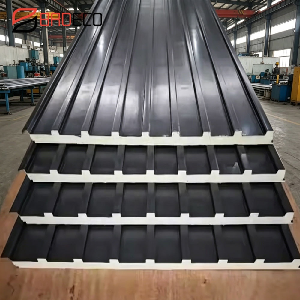 Wholesale Great Wall Outdoor Insulation Aluminum Tiles Thermal Roofing Polyurethane Board Waterproof Roof Sandwich Panels