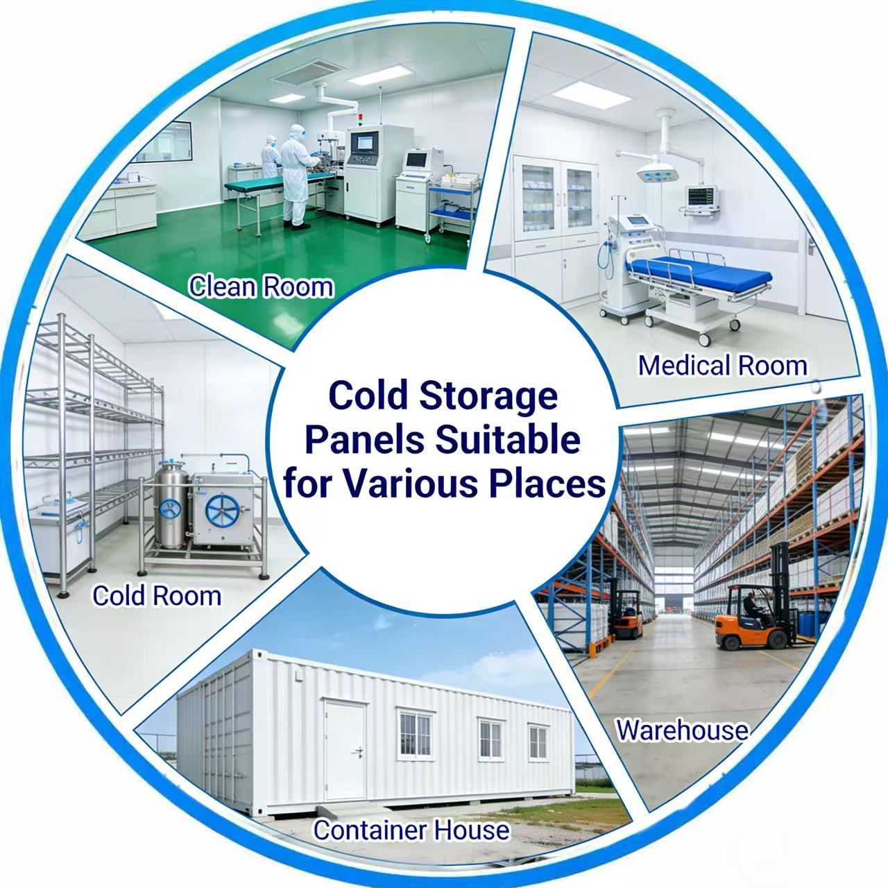 B1 Fireproof PU Sandwich Panel-Eco-Friendly High Density Insulated Exterior Wall Cold Storage Board for Warehouse Refrigeration