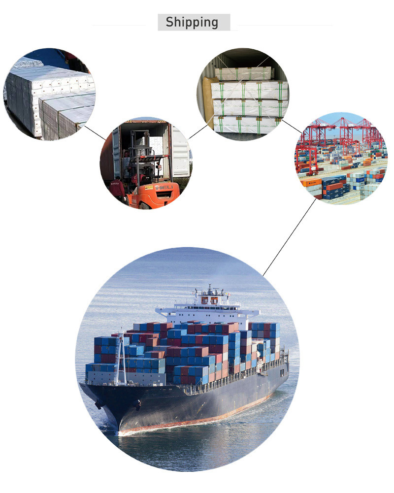 WPC materials ready for shipping packaging
