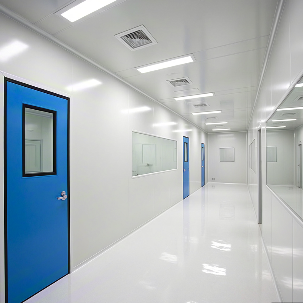 Pharmaceutical GMP Standard 50mm Mgo EPS Sandwich Panel For Clean Room Wall