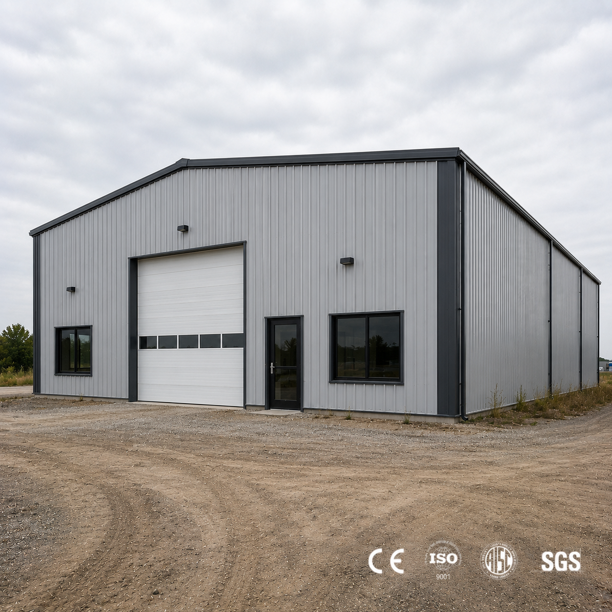 Tech-Driven High-Tech Weatherproof Prefabricated Steel Structure Warehouse Workshop Industrial Building For Equipment