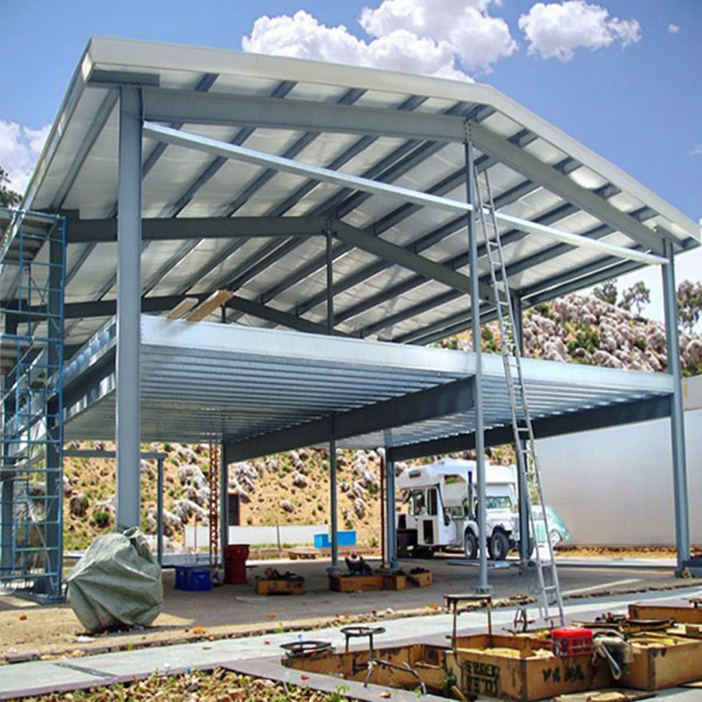 Modern Design Modular Workshop Steel Structure Building For Construction Solar Warehouse Use