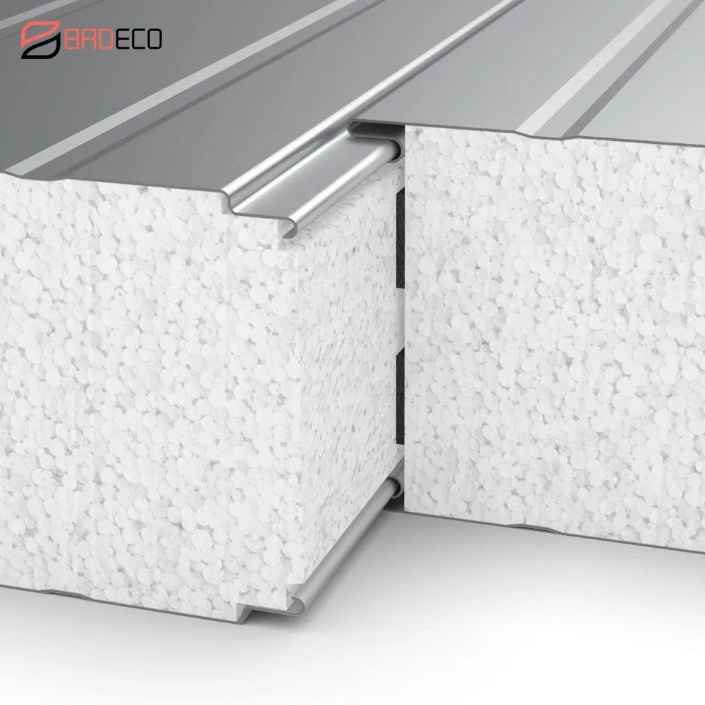 Cheap Price Easy Installation Insulated Eps Foam Sandwich Panel for Exterior Walls, Interior Partitions