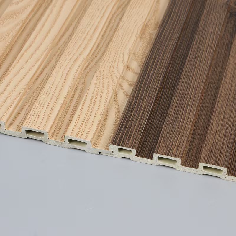 Wood-Plastic Composite Eco-Friendly Modern Fireproof Waterproof Exterior 3D Wall Panel Grid Board for Hotel Use High Quality