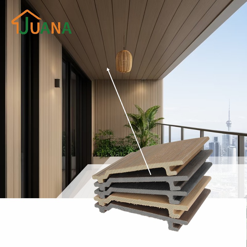 Environmentally Friendly Heat-insulated Recyclable External Wpc Wall Panels for Decoration