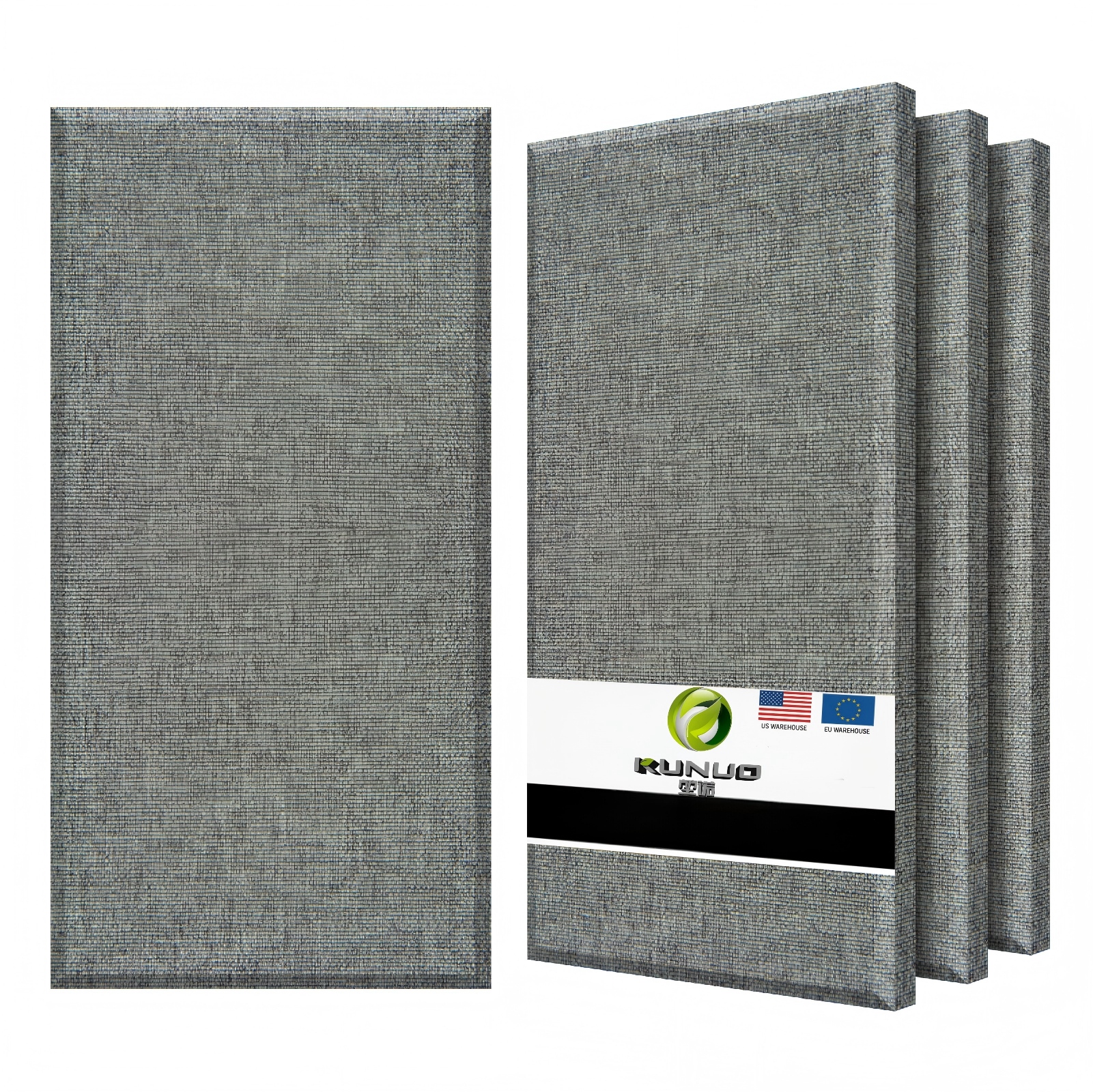 Modern Acoustic Fiberglass Soundproof Wall Panels With 3D Model Design For Home Theater And Bedroom
