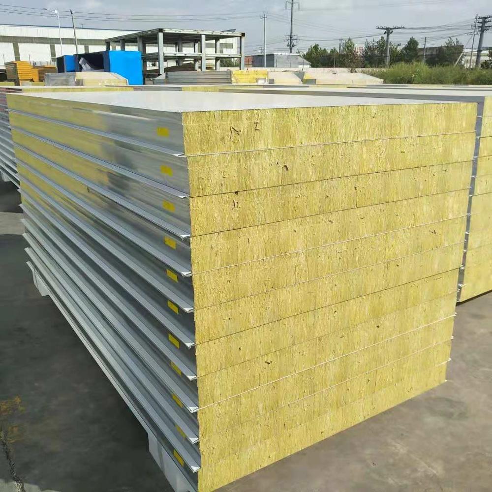 Fiberglass Wool Sandwich Panels Manufacturer Roof Wall Panels EPS Fireproof Insulated Sandwich
