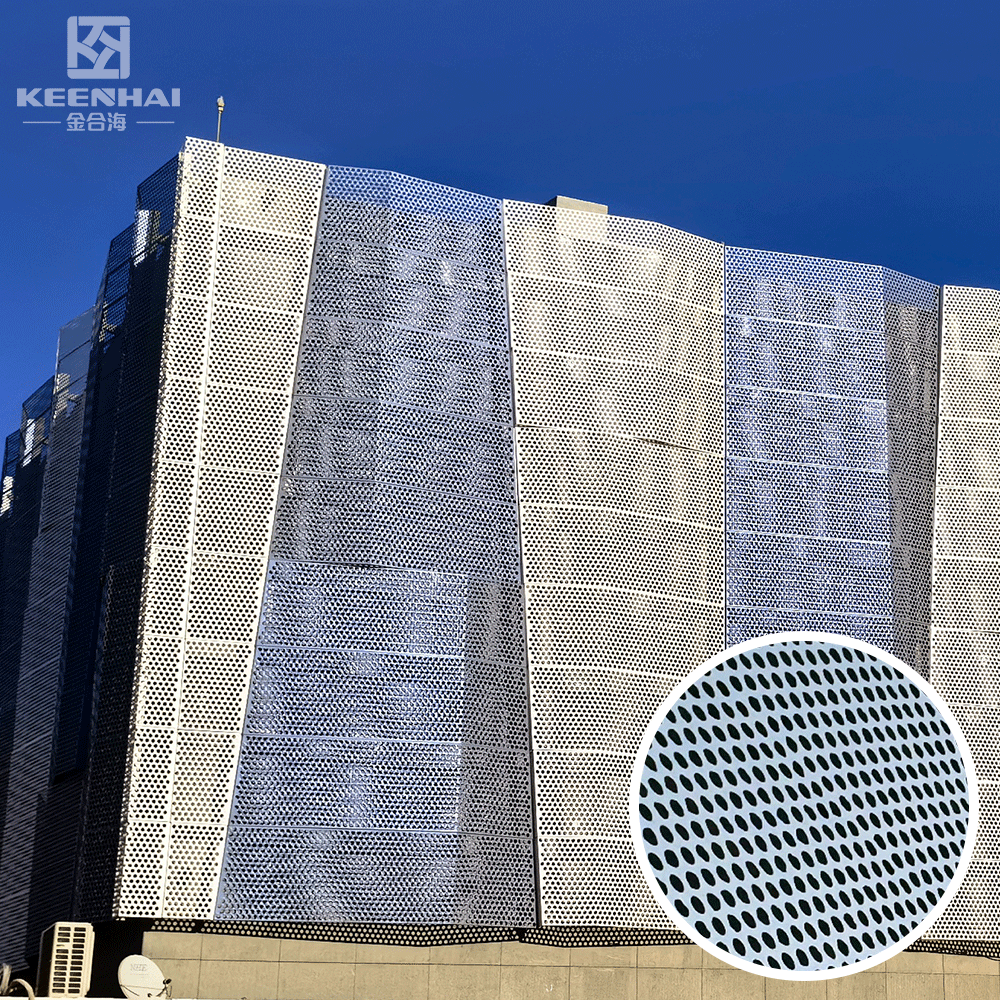 Exterior Wall Cladding Panels With Laser Cut Aluminum Designs For Commercial Buildings Contractor Project Supply