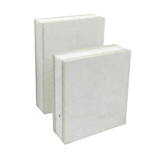 Fire Rated 120mm EPS XPS PU MGO Sandwich Board Fireproof SIP Mgso4 Panels for Walls