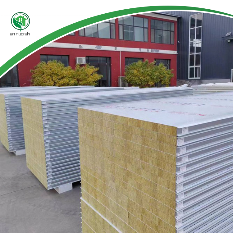 High Quality Versatile Rock Wool Board Insulation Square Rock Wool Sandwich Panels For Outdoor Walls Ceilings Bedrooms Good