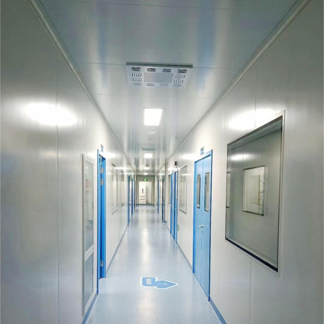 GMP Cleanroom Sandwich Panel for Hospital Pharmaceutical Clean Room, MGO Rock Wool Fireproof Wall and Ceiling Panel ISO7 ISO8