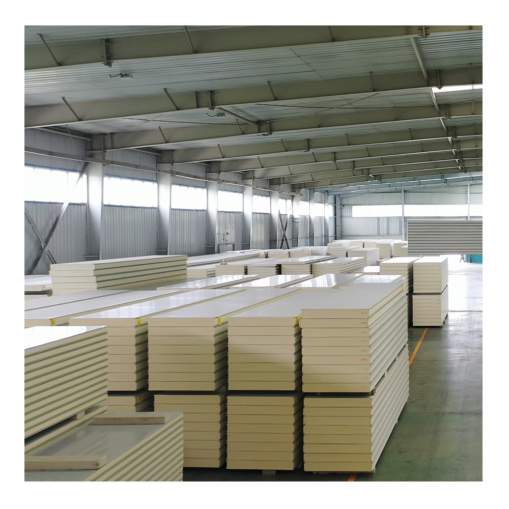Wholesale Price in Stock Fast Delivery 50~300mm Customized Thickness Cold Room Storage PIR PU EPS Sandwich Panel