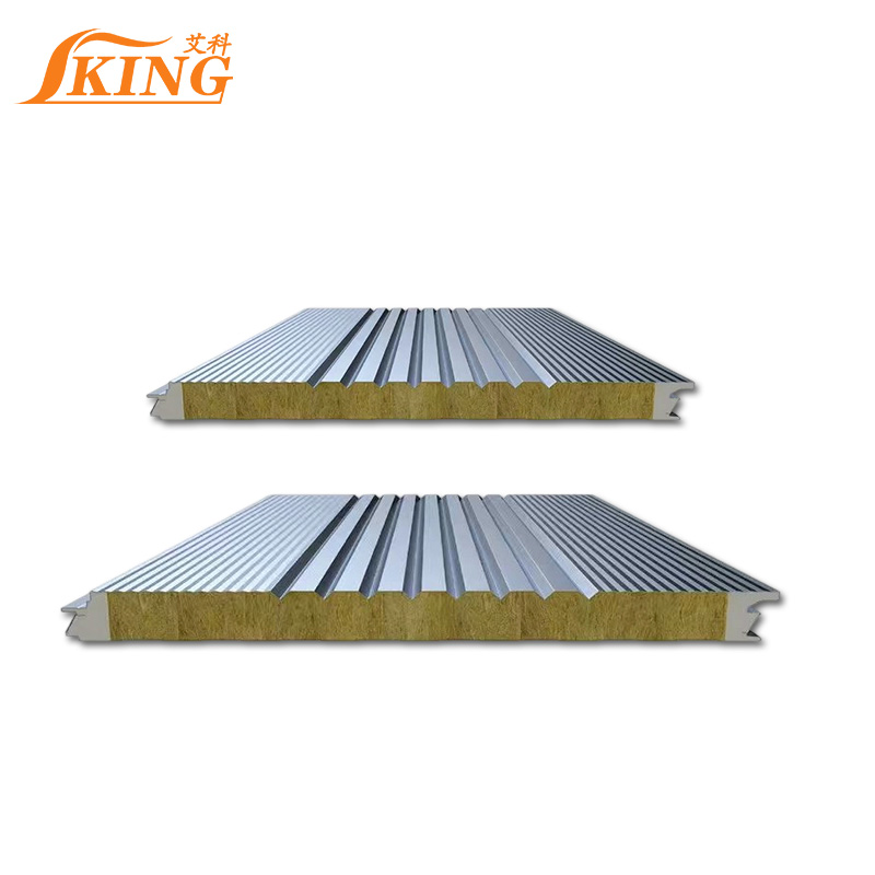 Thermal Insulation Mineral Wool Sandwich Panel for Warehouse Roof Cladding