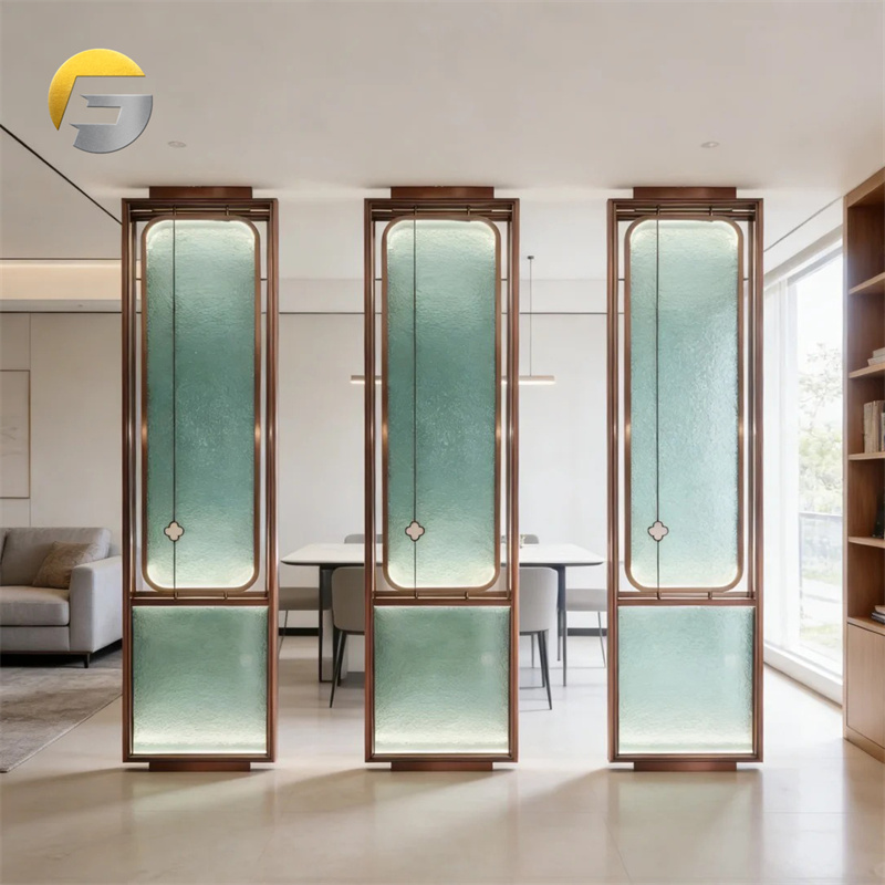 ZB2657 Custom Made Stainless Steel Privacy Screen Divider Partition for Office Interior Space