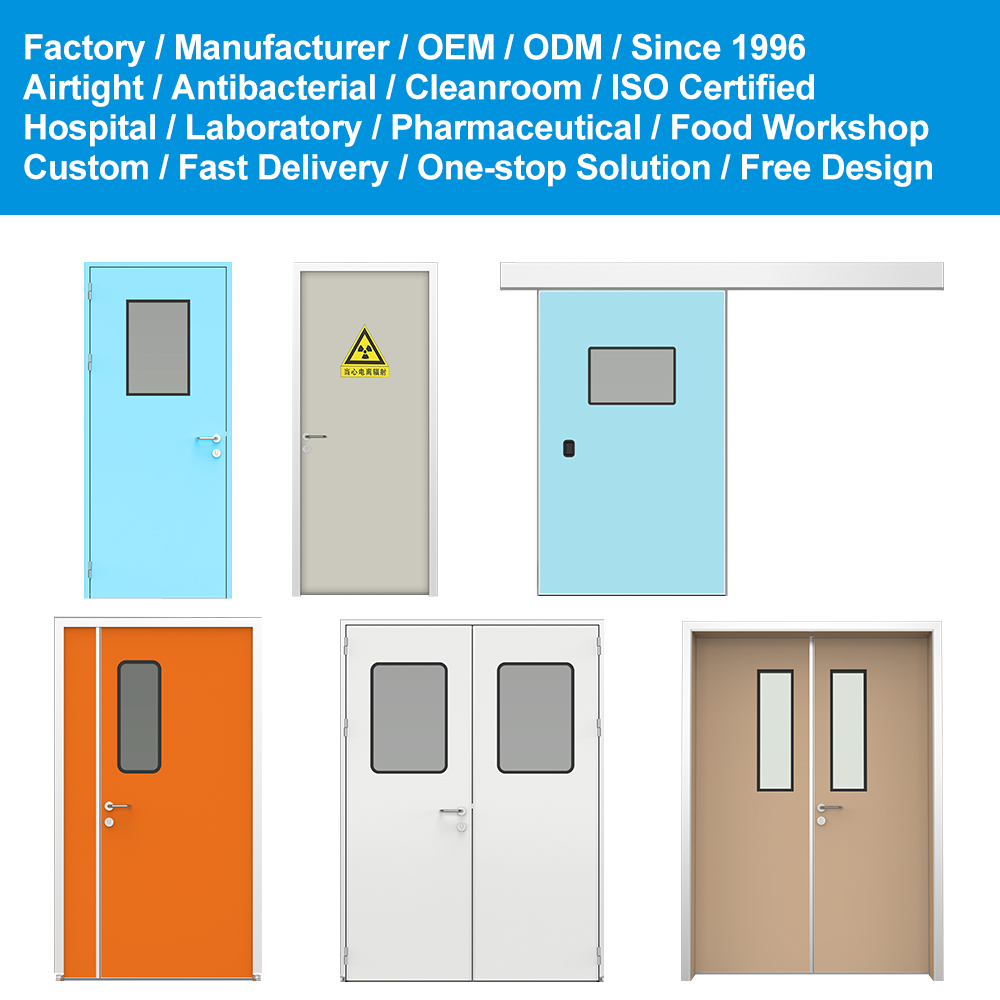 Cleanroom Door Configuration Drawing
