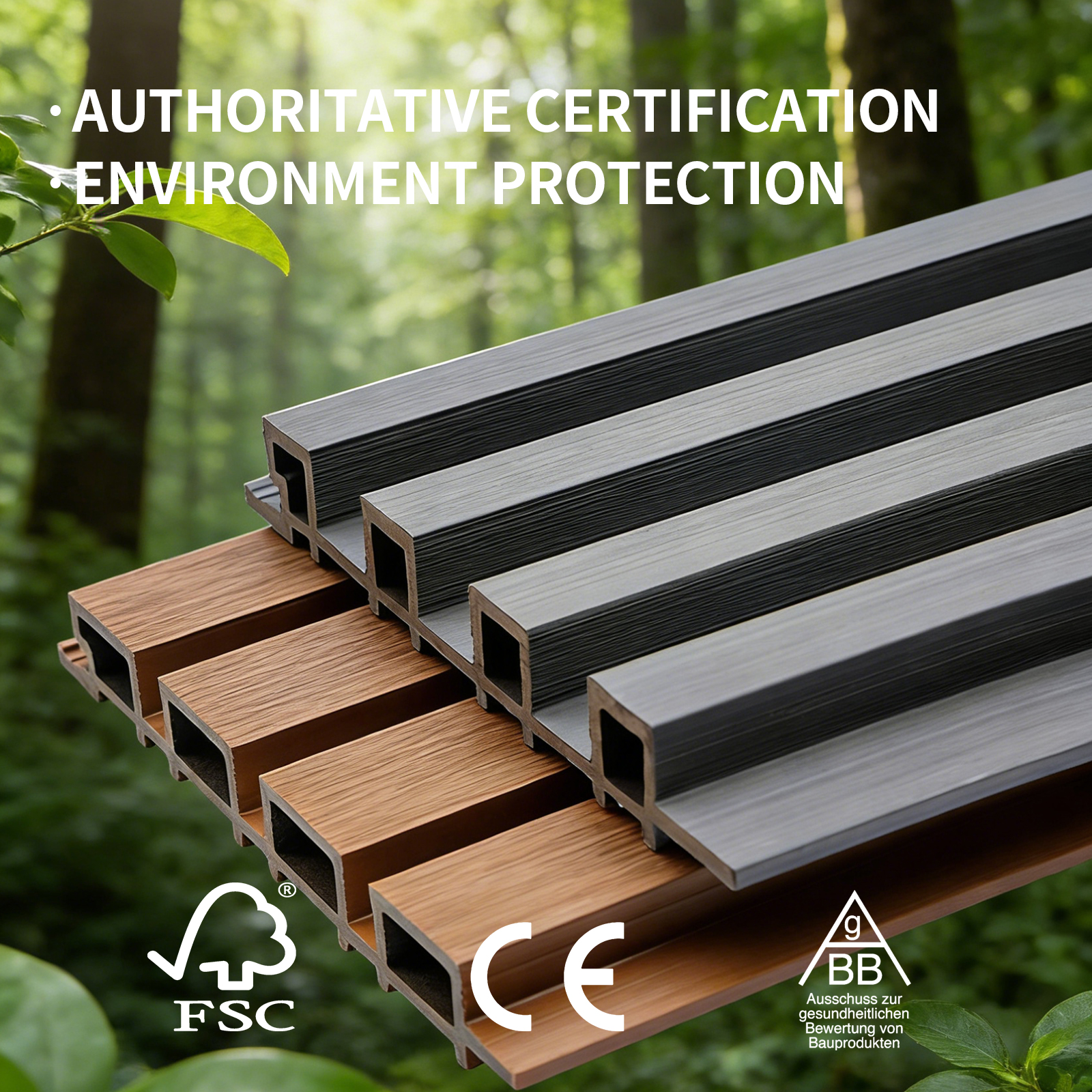 WPC Wall Panel &amp; Insulation, Thermal Insulated Building Material Energy-Saving for Home and Commercial