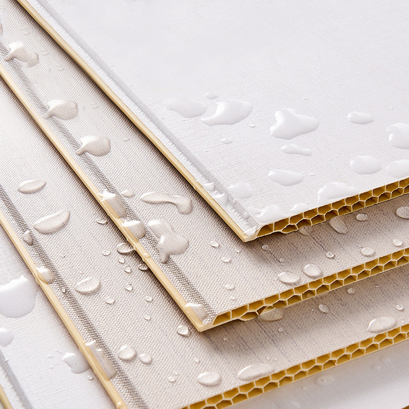 Spc Honeycomb Stone Plastic Integrated Wall Panel Gusset Plate Quick Installation Partition Board Ceiling