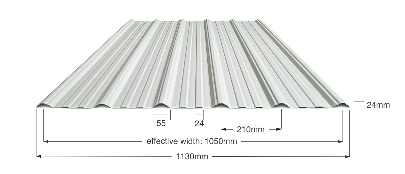 Trapezoidal PVC Roof Sheet Profile Design