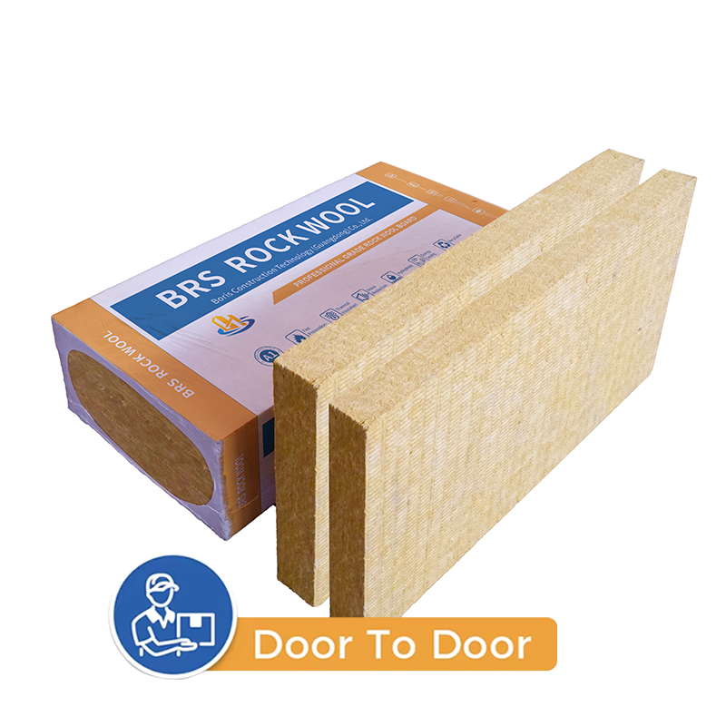 Fireproof Rock Wool Board Thermal Insulation Panel for Building Wall Roof Ceiling Exterior Interior Construction Material