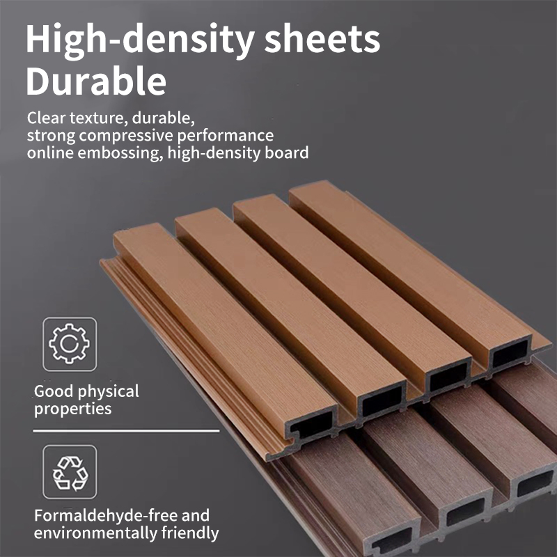 Wholesale Low Price Free of Heavy Metals Outdoor WPC Wall Panel for Bathhouse Exterior Walls