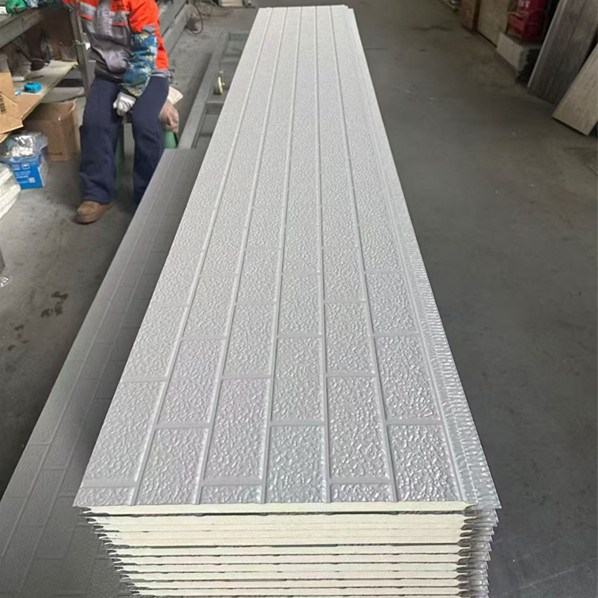 Decorative Insulated Steel EPS Exterior Wall Panels with Fire &amp; Water Resistance Modern Design Lifetime Warranty