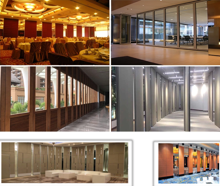 Sliding Door Separation Banquet Hall Partition Wooden Partition Wall Divider Movable Partition Wall