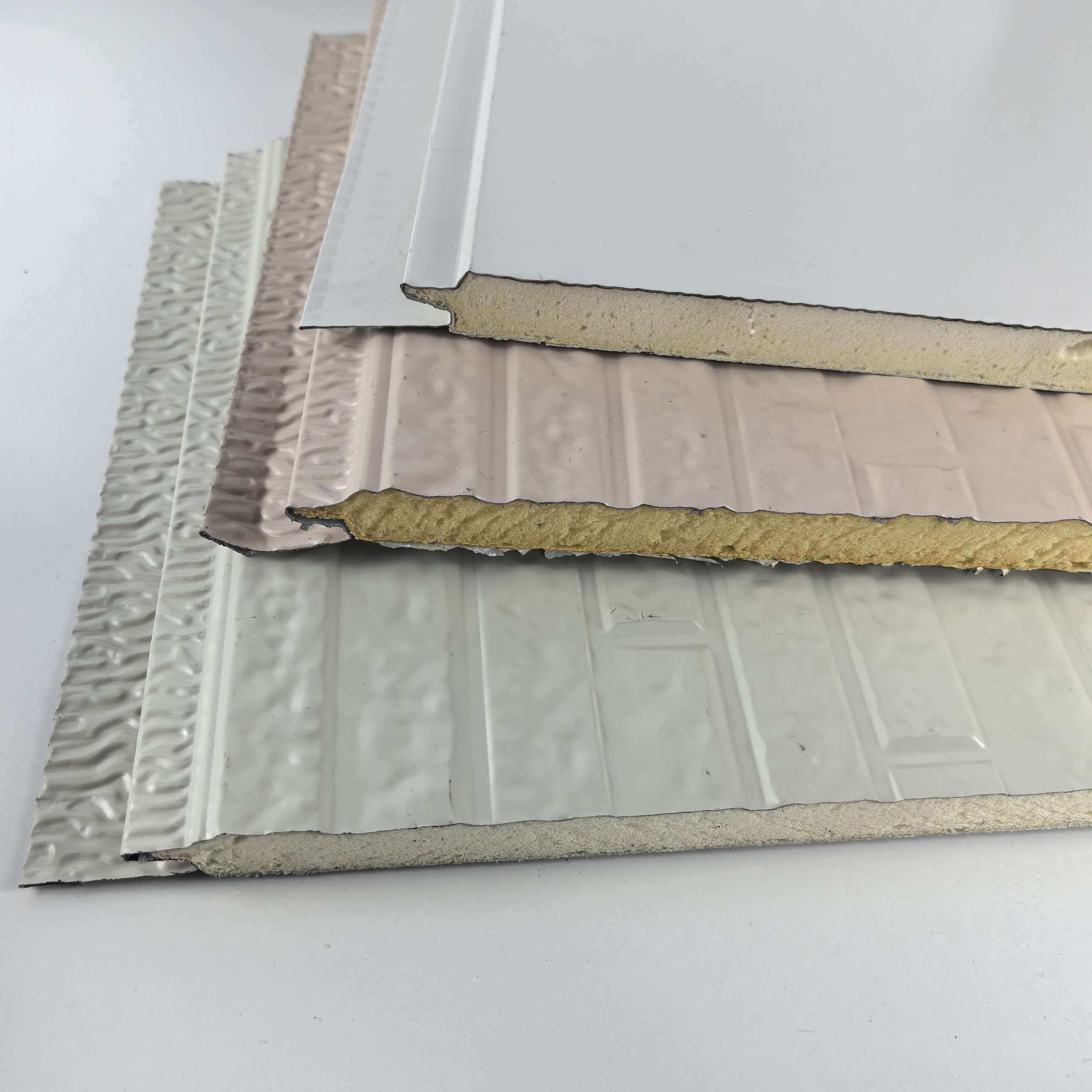 Moisture-Proof PU Sandwich Panels Corrosion Resistant Boards For Coastal Area Buildings Prefab House Wall &amp; Roof