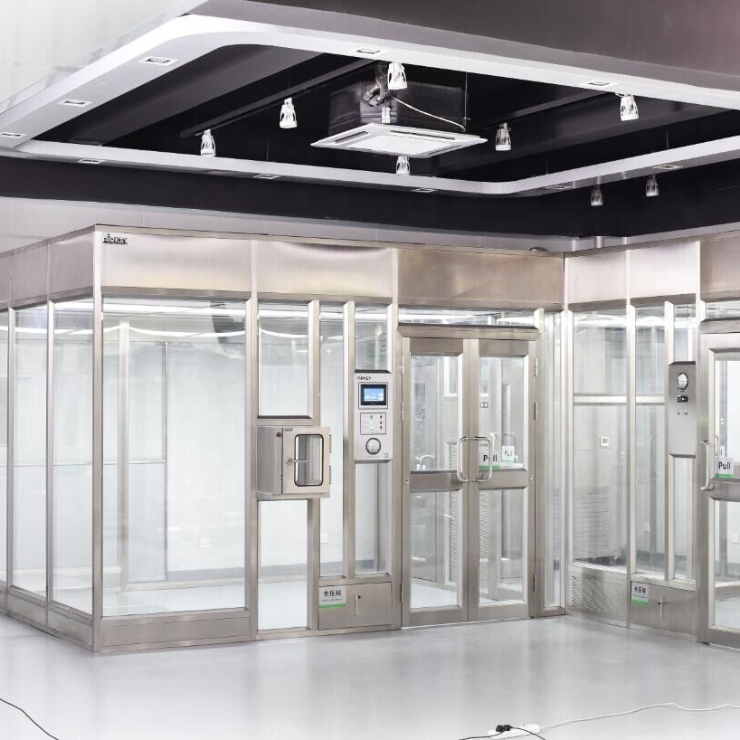 Finished Modular Cleanroom Setup