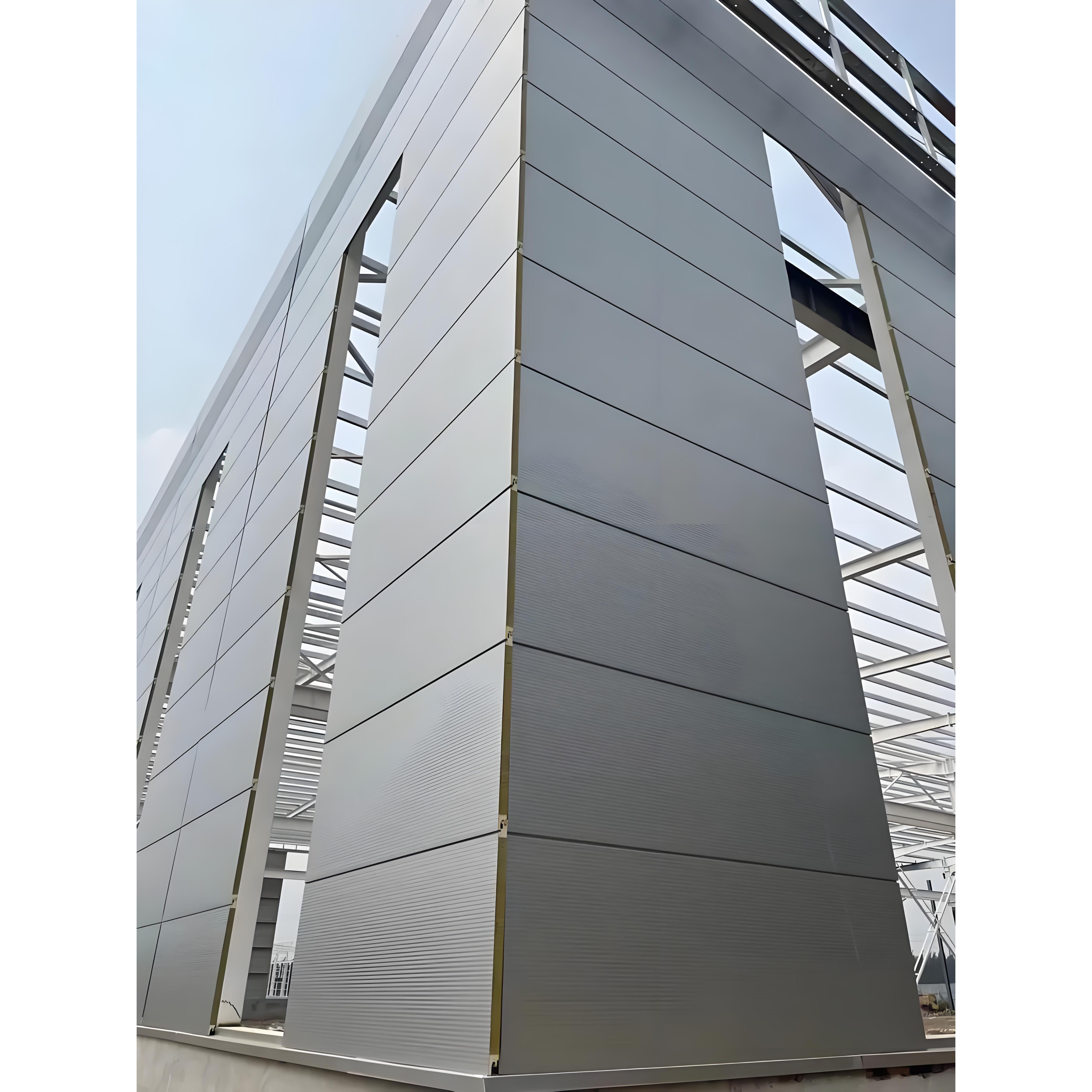 Sandwich Panel Wall Weather-Resistant Galvanized Steel Face for Outdoor Storage Shed Corrosion-Proof Low-Maintenance