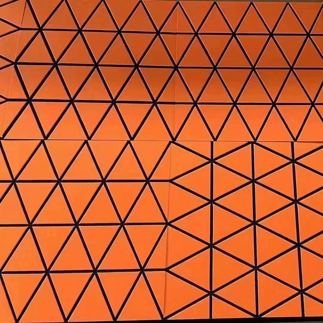 Polyester Acoustic Sound Proofing Pet Cinema Wall Black Insulation Panels 3D Sound Ceiling Acoustic Sound Proof Panel