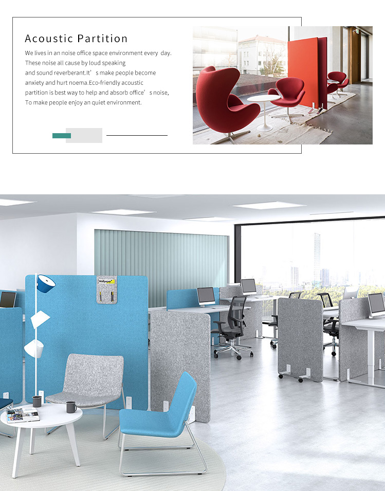 Acoustic Privacy Panel Desktop Installation