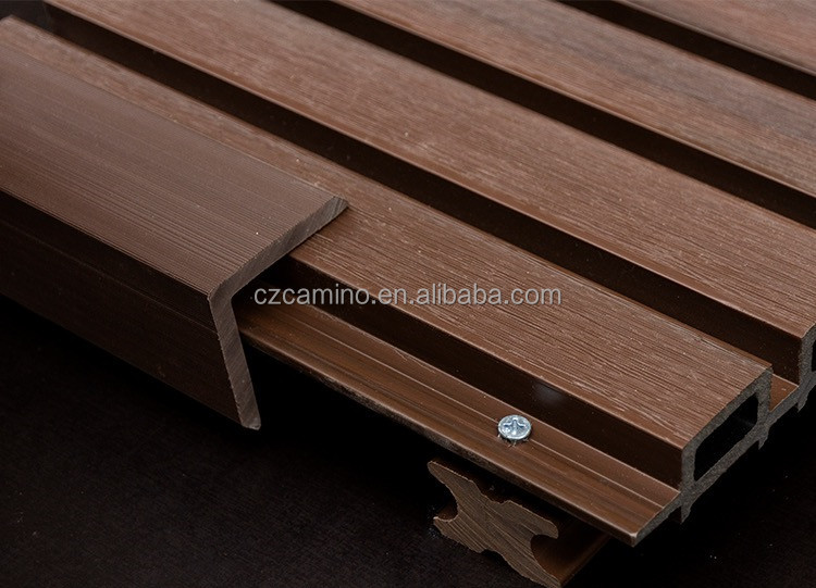 Wholesale Wood-Plastic Composite Exterior Building Materials Solid UV-Resistant WPC Wall Cladding Engineering Panels