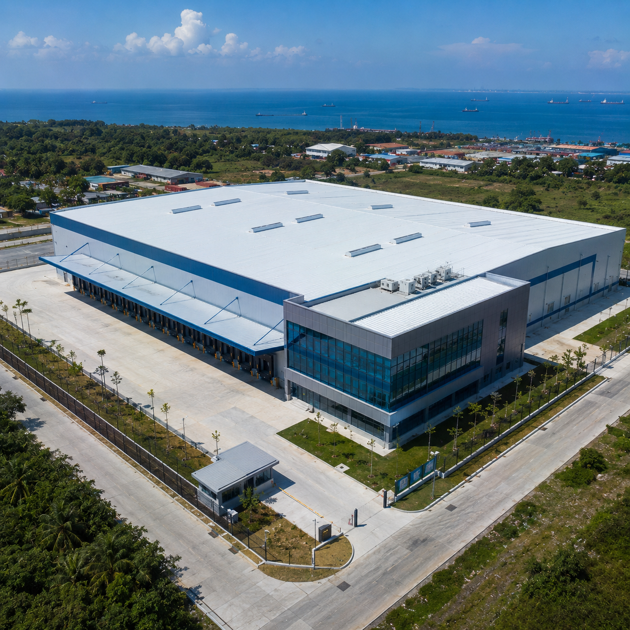 Industrial Beverage Brewery Steel Structure Cold Storage Warehouse Chiller Room Sandwich Panel Complete Supplier