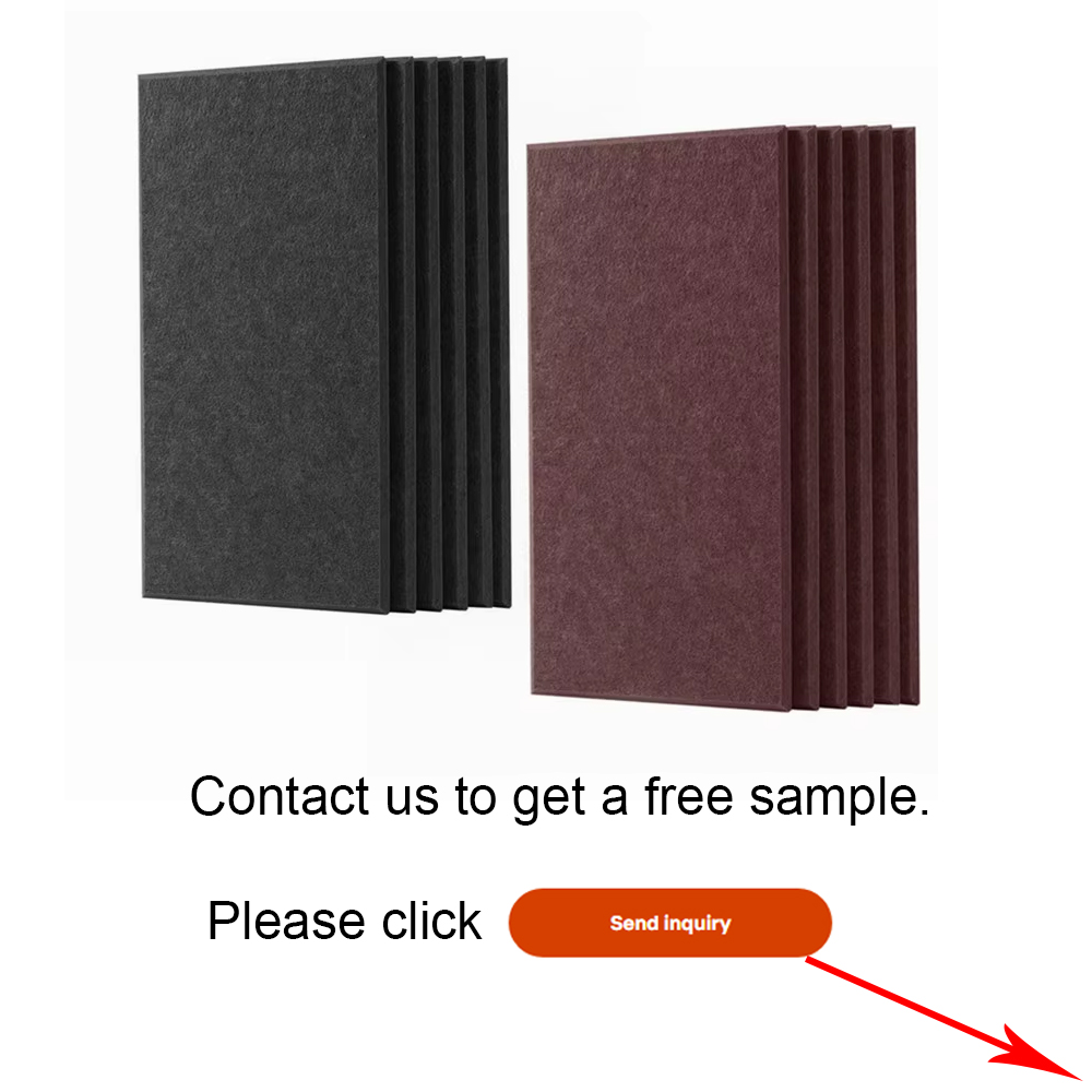 Fire-Retardant Polyester Acoustic Insulation Panels Studio Soundproof Sound Absorbing Wall Acoustic Panel Covering