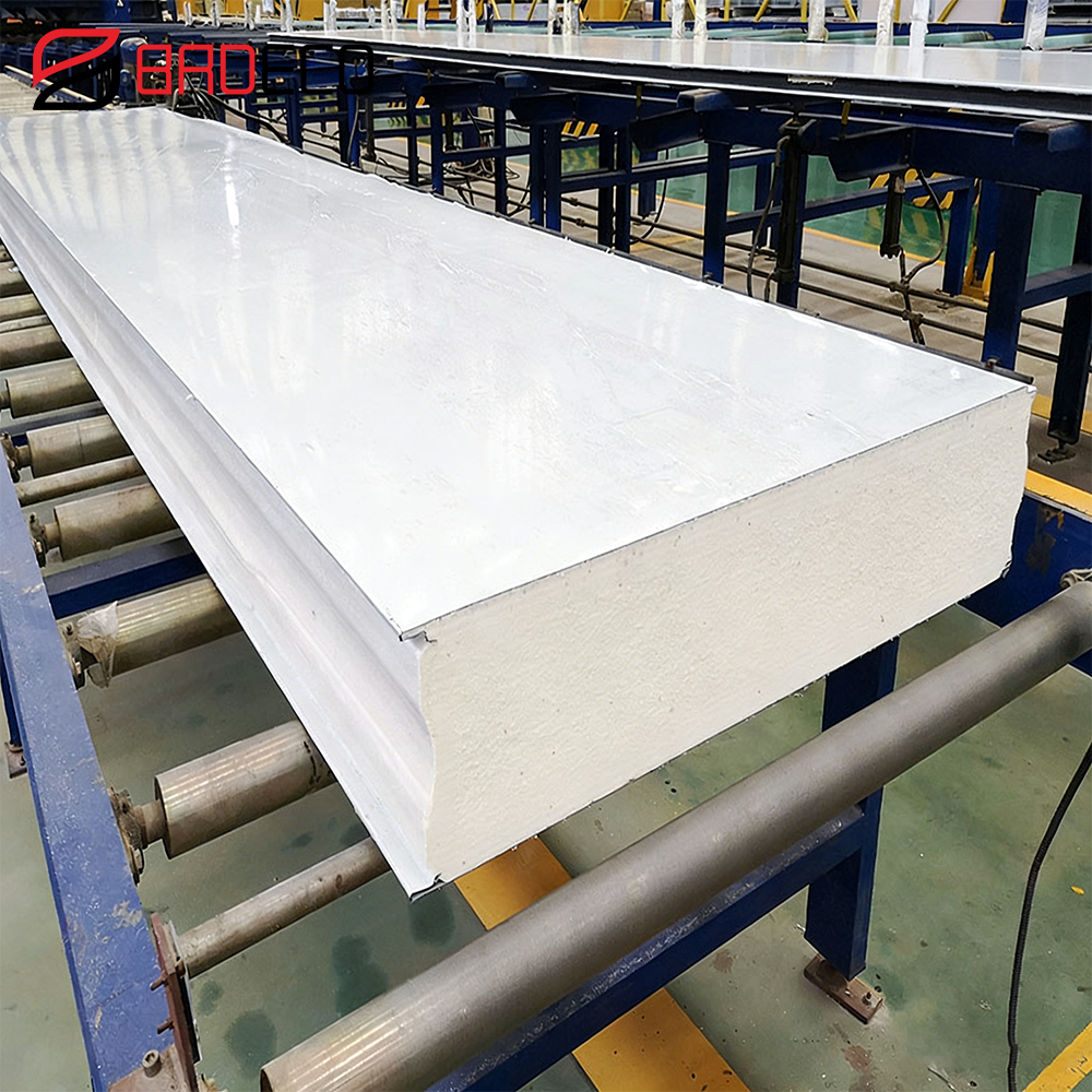 Internal Insulated Partition Wall PU/PIR Sandwich Panel for Separating Freezer &amp; Chiller in Same Warehouse