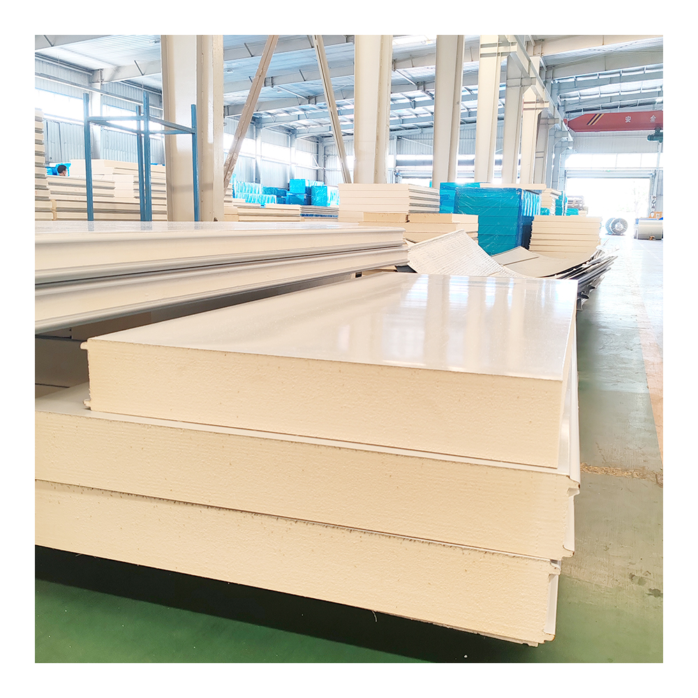 EPS/PU/PIR/PUR/Polyurethane/Rock Wool Sandwich Panels Structural Insulated Sandwich Panel for Internal and External Wall