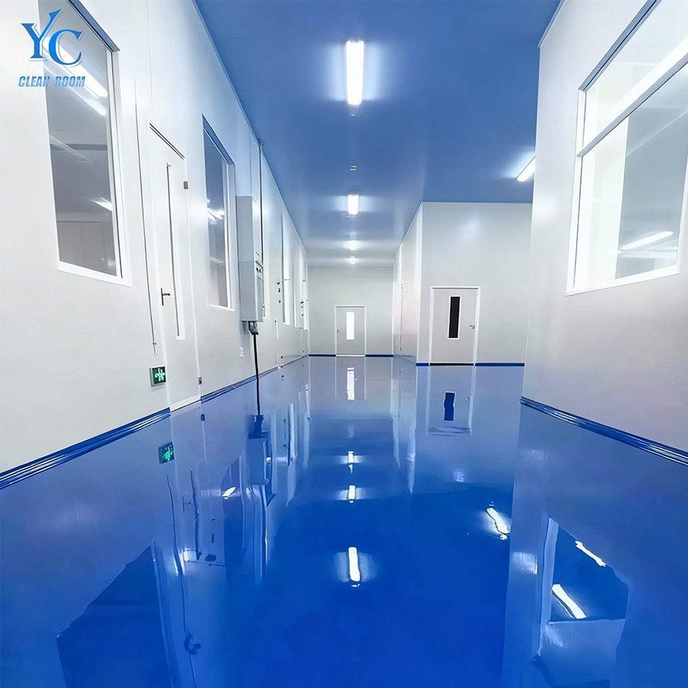 GMP-Compliant Turnkey Cleanroom Projects Industrial Steel Structure Modular Clean Room Wall Ceiling Panels For Workshops