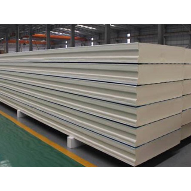 Roof Insulated Rock Wool Sandwich Panel with Galvanized Steel Core Customizable Colors