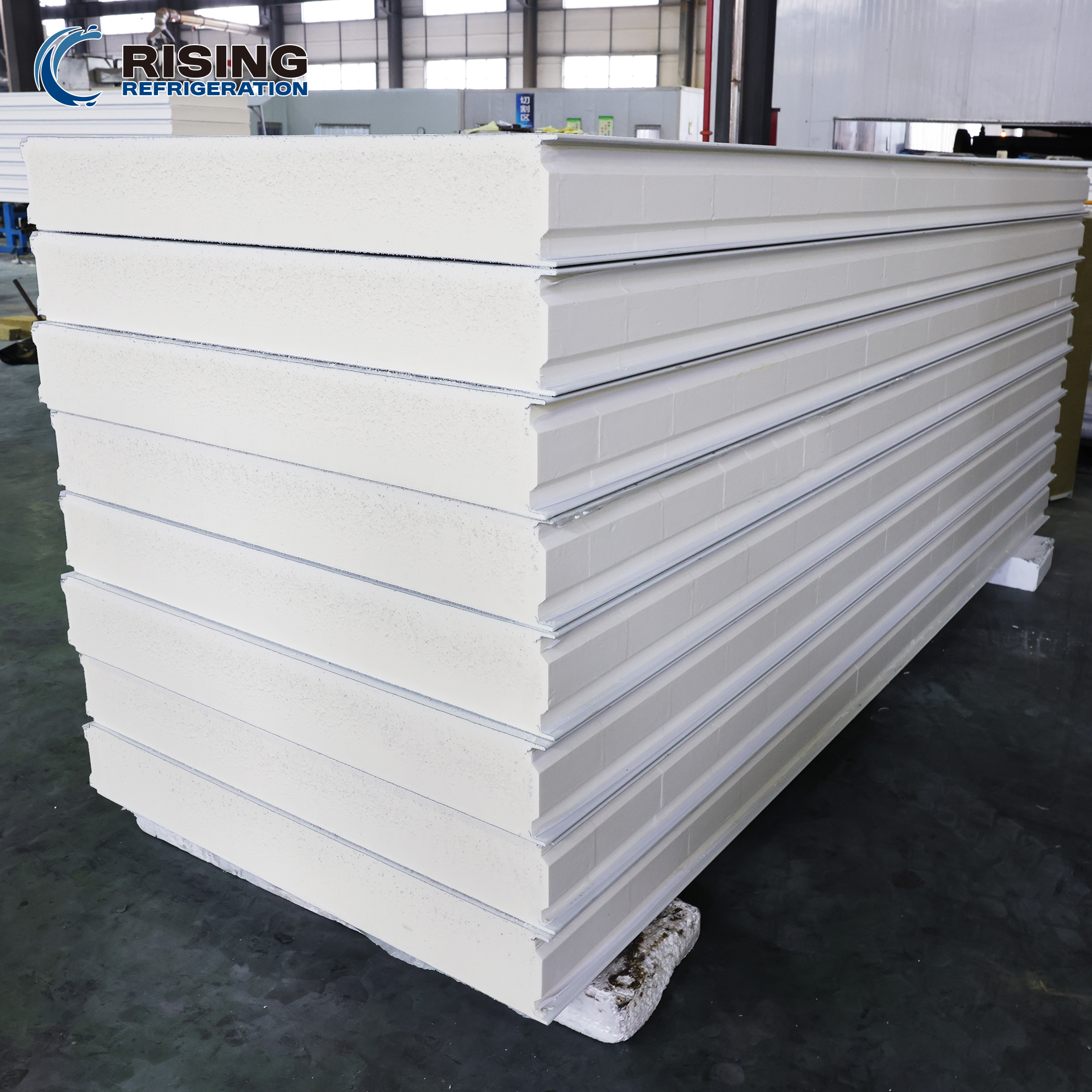 FM Approved 100/120/150mm Cold Room Control Panels of Insulated Cladding Panels Exterior Wall