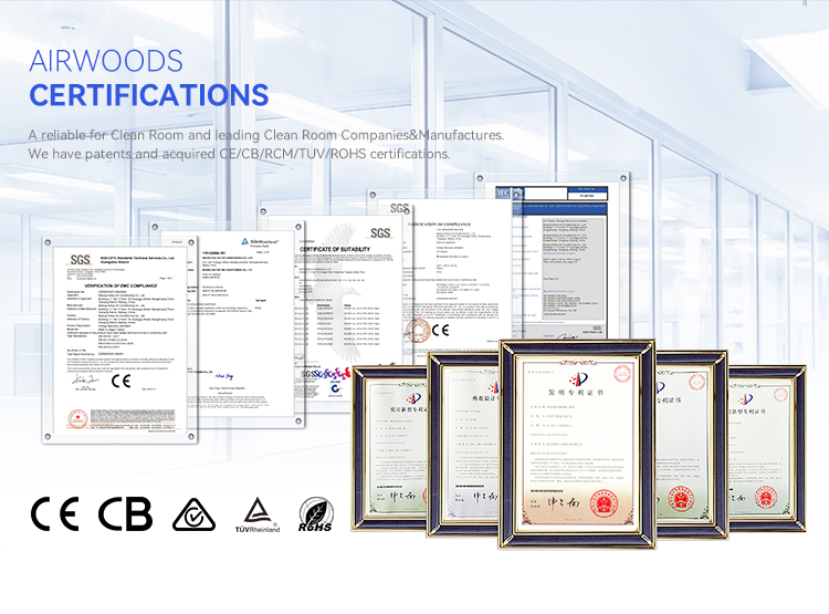 Laboratory Workshop Panels Modular Project Fireproof Construction Hospital Iso 8 Wall Class 10000 Wool Prefabricated Cleanroom