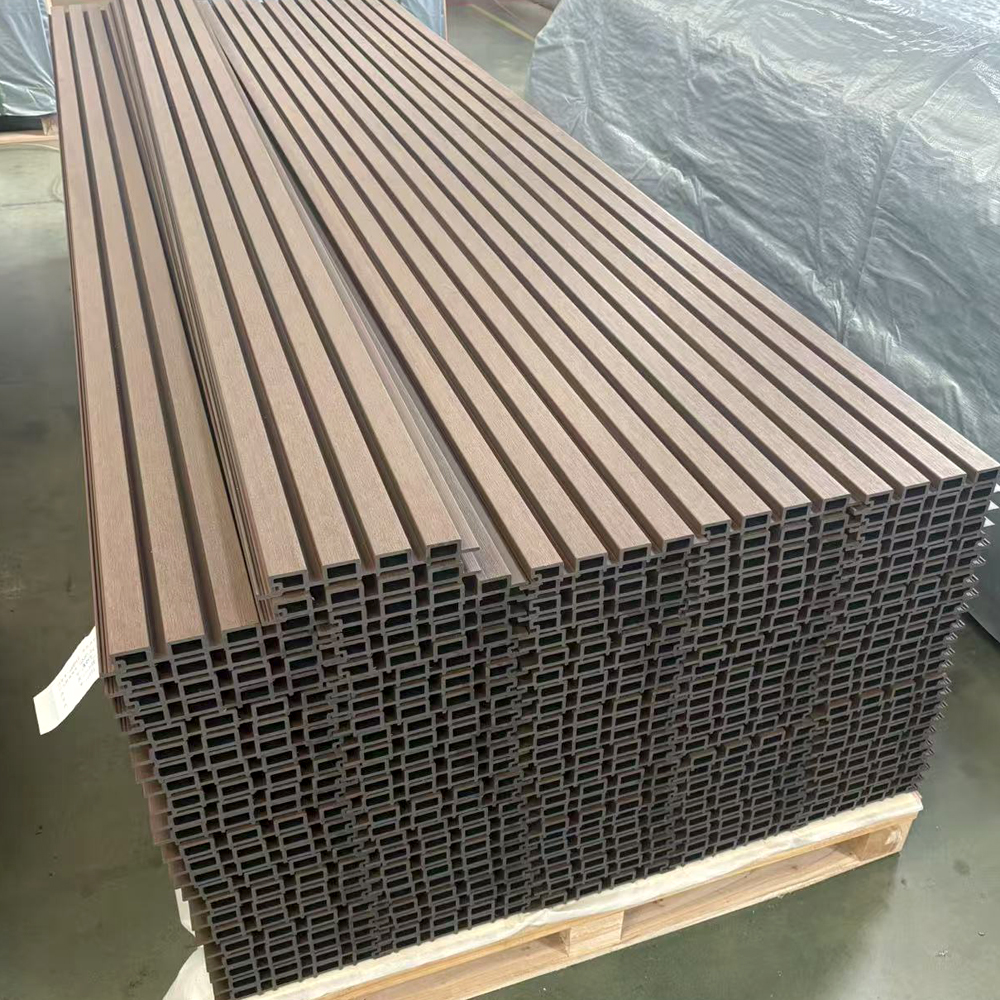 Outdoor Waterproof Hotel Panel Durable Composite Wood Cladding Anti Warp Wpc Wall Cladding