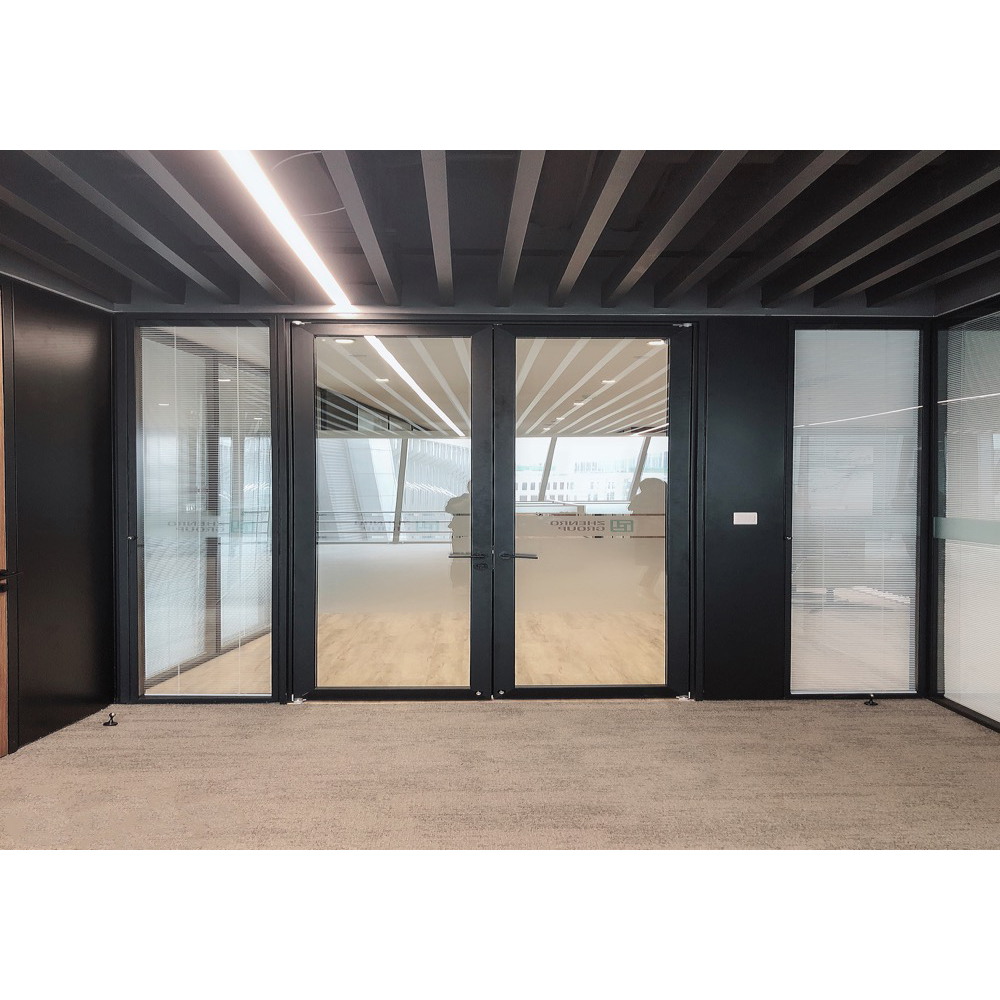 Metallo-Double glass partition