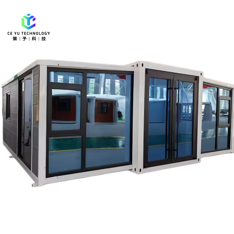 Customizable Breathable Modern Expandable Container House Sandwich Panels For Hotels Restaurants Apartments | 3D Design Capable